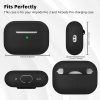 Silicone Protective Case for AirPods Pro 2 – Black with Lanyard