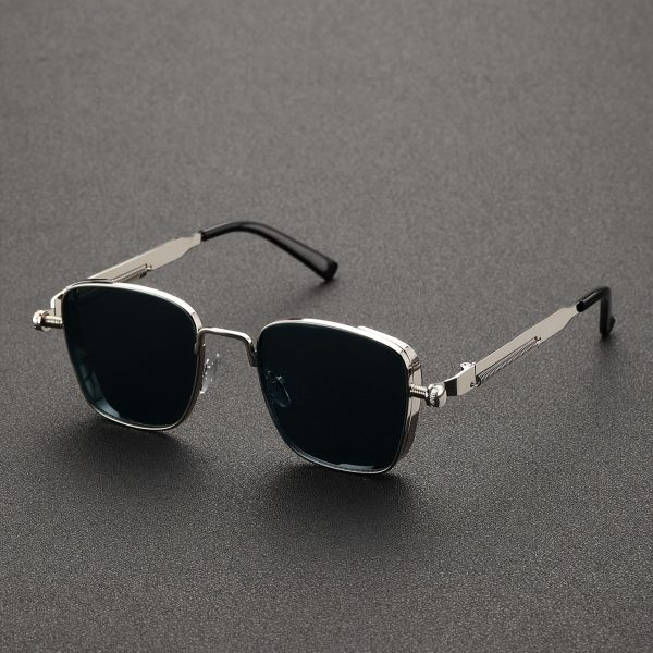 product-open-da2a85f71dc14e6cb77aee208a9dfd88-goods Vintage Steampunk Square Frame Glasses – Unisex Retro Eyewear